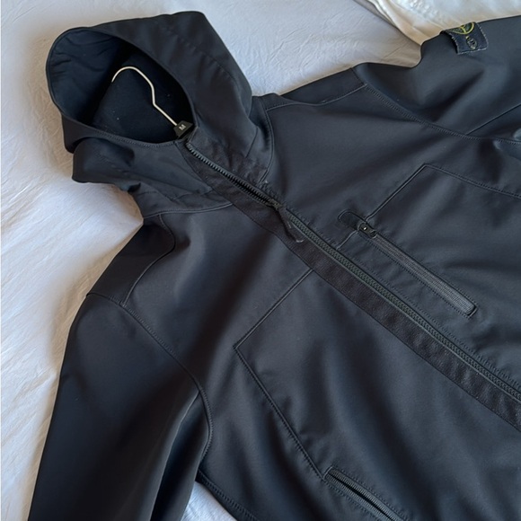 Stone Island Black Soft Shell R Jacket